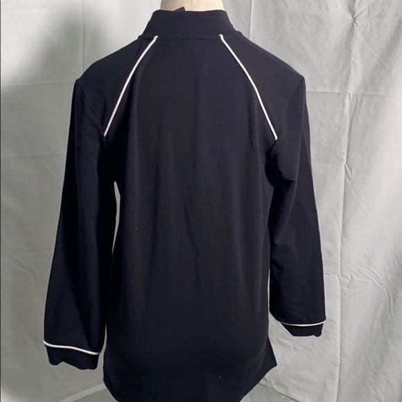 Terry Lewis classic luxuries‎ black quarter zip jacket tennis size S NEW - Picture 5 of 7